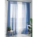 Тюль на шторной ленте Helga Мирела 300x260 см цвет синий