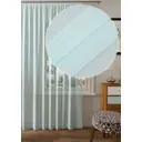 Тюль на шторной ленте Снежок 300x260 см цвет голубой