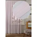Тюль на шторной ленте Снежок 300x250 см цвет розовый