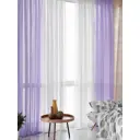 Тюль на шторной ленте Helga Тонгри 300x260 см цвет сиреневый