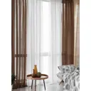 Тюль на шторной ленте Helga Тонгри 300x290 см цвет коричневый