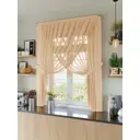 Тюль на шторной ленте для кухни Helga Люсиан 300x180 см цвет коралловый