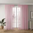 Тюль на шторной ленте Микровуаль 250x260 см цвет розовый
