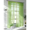 Тюль на шторной ленте Helga Джулионс 200x250 см цвет зеленый
