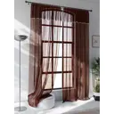 Тюль на шторной ленте Helga Сакнар 200x250 см цвет венге