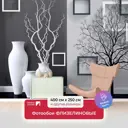 Фотообои флизелиновые Первое ателье 400x250 см Черно-белый диптих pw95363-4