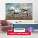 Фотообои флизелиновые Первое ателье 160x100 см Объемные цветы pw95096-1