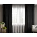 Комплект штор на шторной ленте блэкаут Peronelle 175x270 см цвет черный