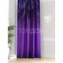 Штора Helga на шторной ленте блэкаут Эдеминья 150x280 см цвет фиолетовый