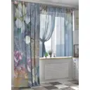 Штора на шторной ленте Helga Рикентирс 240x150 см цвет бежевый