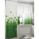 Штора на шторной ленте Helga Фринетис 240x150 см цвет белый