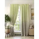 Комплект штор на шторной ленте блэкаут Helga Гриматис 150x260 см цвет зеленый