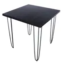 Кухонный стол квадрат Solarius 710-10241 60x75x60 см дерево цвет черный