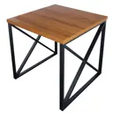 Кухонный стол квадрат Solarius 702-10225 60x75x60 см дерево цвет ольха