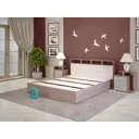 Кровать Досто Троя 160x200 см ЛДСП цвет ясень шимо темный/ясень шимо светлый