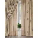 Комплект штор на шторной ленте AT Home Шонретис 150x250 см цвет бежевый