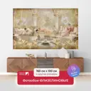 Фотообои флизелиновые Первое ателье 160x100 см Фреска с прекрасными девушками pw28527-1