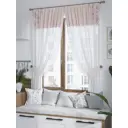 Штора на шторной ленте для кухни Helga Пантирол 180x150 см цвет белый