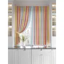 Штора на шторной ленте для кухни Helga Малитри 180x150 см цвет белый