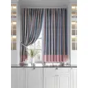 Штора на шторной ленте для кухни Helga Орионз 180x150 см цвет бежевый