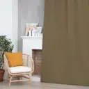 Штора на шторной ленте Этель 150x270 см цвет зеленый
