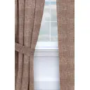 Комплект штор на шторной ленте Lizzy Home рогожка 150x180 см цвет коричневый
