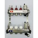 Коллектор с расходомерами Zeissler 2183405060317 3/4"x3/4" 3 выхода нержавеющая сталь