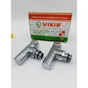 Кран для полотенцесушителя Vieir 2000000303390 1/2"x3/4" НР-ВР латунь 2 шт