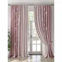 Комплект штор на шторной ленте AT Home Некиолинс 220x260 см цвет розовый