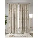 Комплект штор на шторной ленте AT Home Артикал 260x150 см цвет бежевый