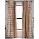 Комплект штор на шторной ленте AT Home Тиманвирс 150x250 см цвет бежевый