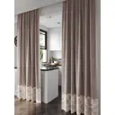 Комплект штор на шторной ленте AT Home Канфирс 150x250 см цвет бежевый