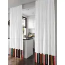 Комплект штор на шторной ленте AT Home Рипентис 150x250 см цвет белый