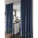 Комплект штор на шторной ленте AT Home Викентис 150x250 см цвет синий/голубой