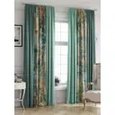 Комплект штор на шторной ленте AT Home Рилимен 215x270 см цвет темно-бирюзовый