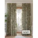 Штора на шторной ленте At Home Алва 150x250 см цвет болотный