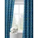 Шторы на шторной ленте decoracion Акварельные узоры #33150106, 145x275см, цвет синий и желтый