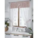 Штора на шторной ленте для кухни Helga Римонири 180x150 см цвет белый