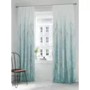 Комплект штор на шторной ленте AT Home Монвиолс 150x260 см цвет бирюзовый