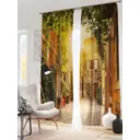Штора на шторной ленте AT Home Джуда 150x260 см цвет зеленый