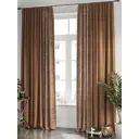 Комплект штор на шторной ленте AT Home Кленпис 220x250 см цвет коричневый