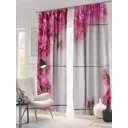 Комплект штор на шторной ленте AT Home Розви 150x260 см цвет разноцветный