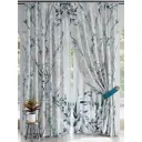 Комплект штор на шторной ленте AT Home Эрименс 150x260 см цвет серый
