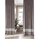 Комплект штор на шторной ленте AT Home Финтрис 150x280 см цвет белый