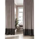 Комплект штор на шторной ленте AT Home Сенрист 150x280 см цвет бежевый