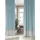 Комплект штор на шторной ленте AT Home Фивиренс 150x280 см цвет белый