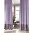 Комплект штор на шторной ленте AT Home Миленорис 150x280 см цвет белый