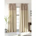 Комплект штор на шторной ленте AT Home Фимонкис 150x250 см цвет бежевый