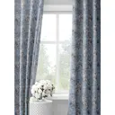 Комплект штор на шторной ленте Decoracion Яркое лето 145x275 см цвет серый голубой