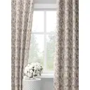 Комплект штор на шторной ленте Decoracion Фантазийные цветы 145x275 см цвет кремовый